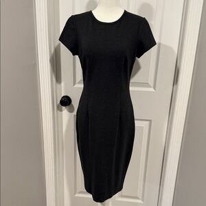 Ann Taylor Classic Black Midi Dress